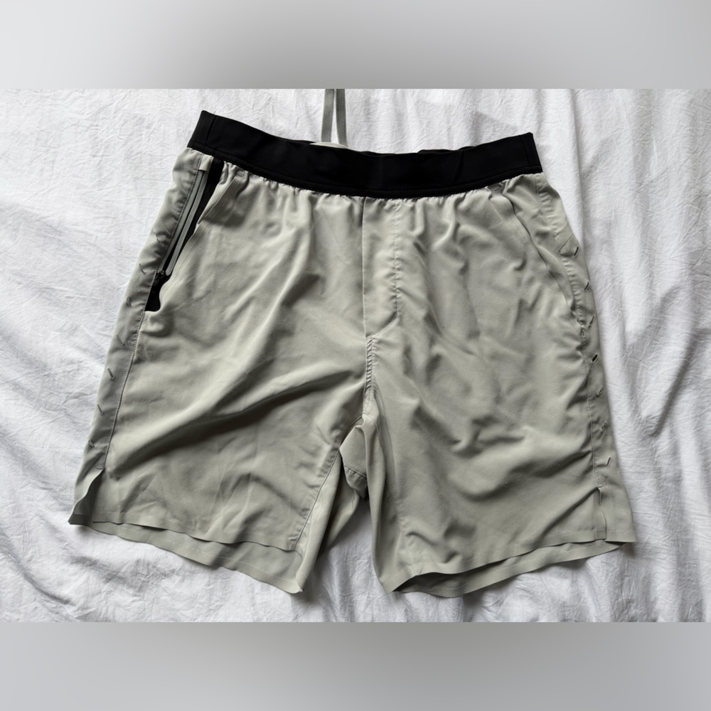Ten Thousand Interval Shorts light gray unlined medium 7 inches